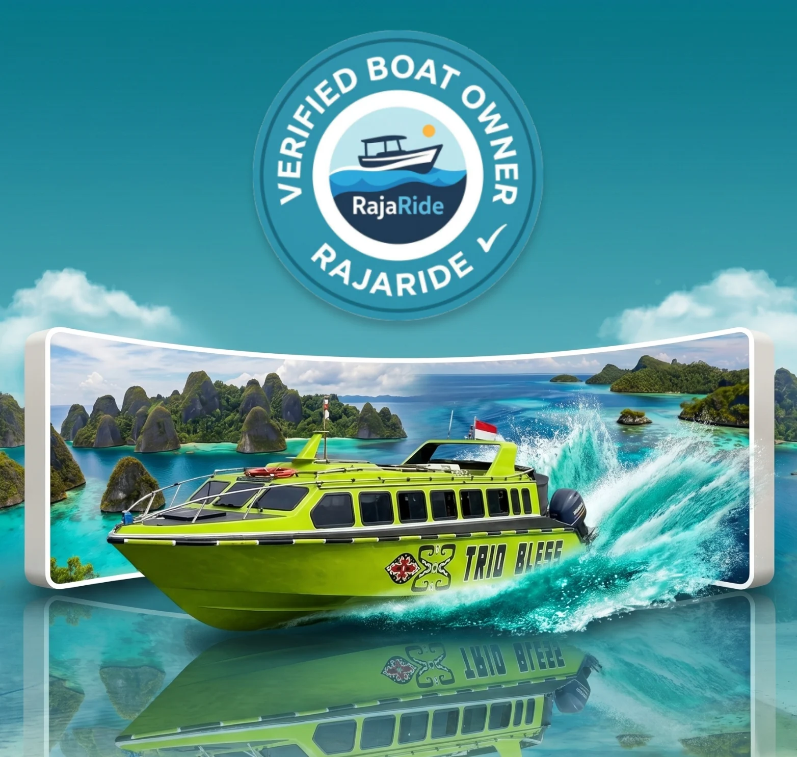 Premium Luxury Speedboat Raja Ampat Boat Charter
